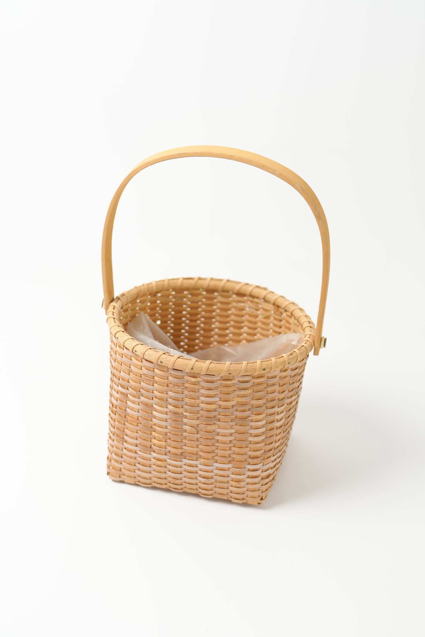 Handmade Woven Rattan Flower Basket|V008