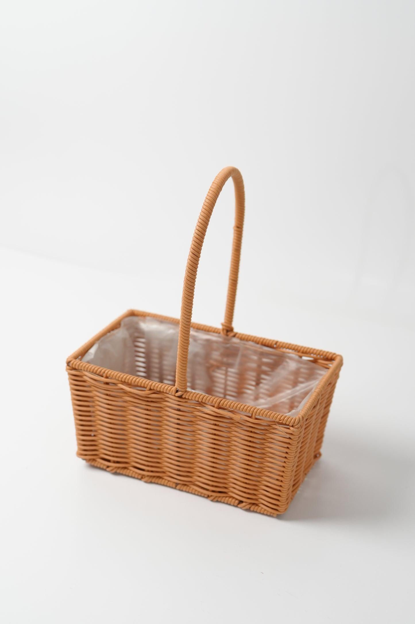 Handmade Woven Rattan Flower Basket|V017