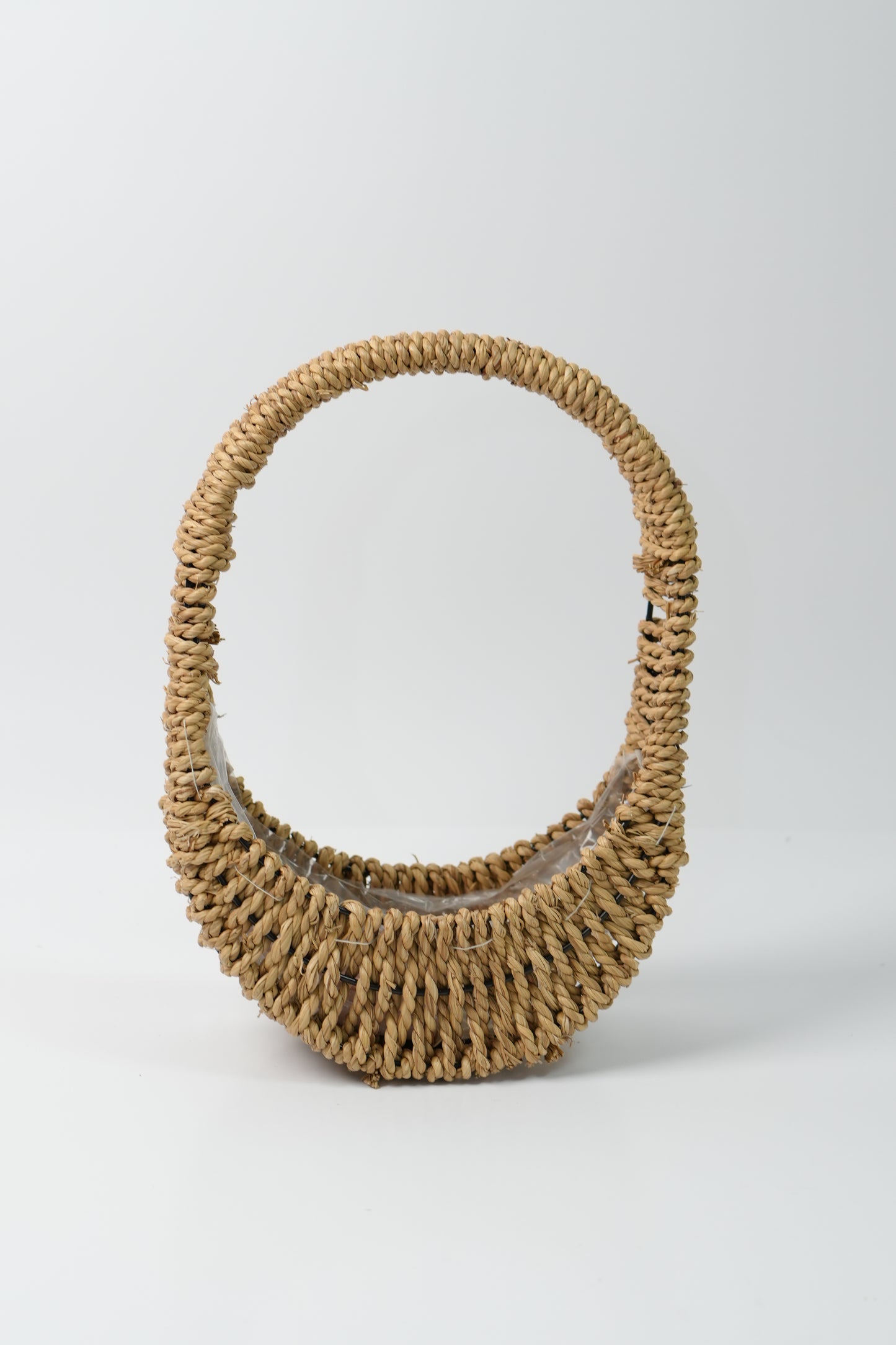 Handmade Woven Rattan Flower Basket|V032