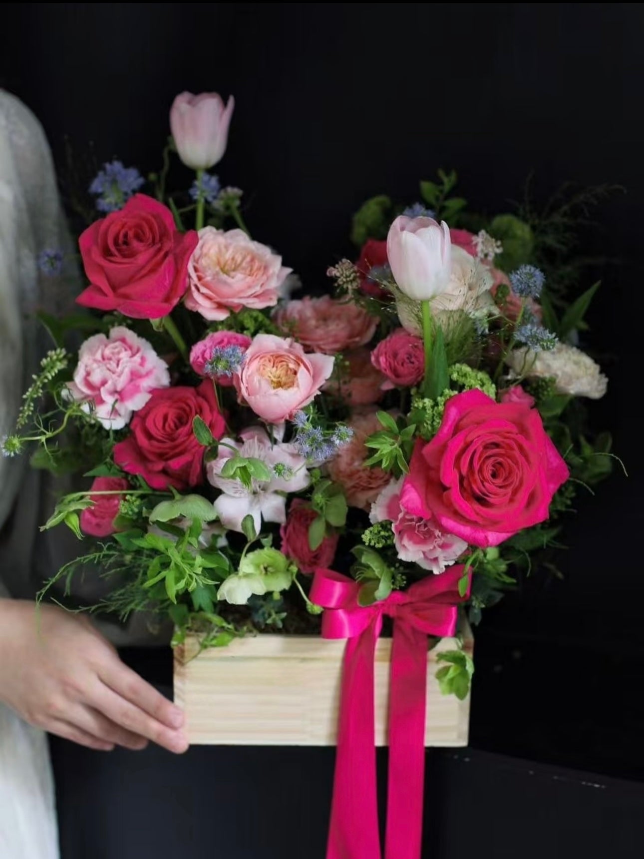 Crimson Serenade | Flower Box