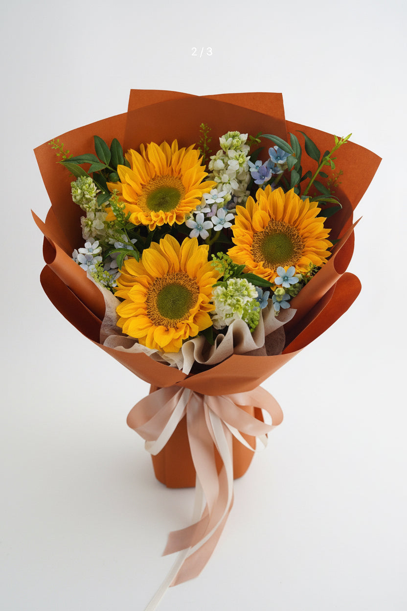 3 Sunflowers Bouquet