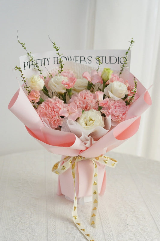 Best Love For Mum Carnation Bouquet