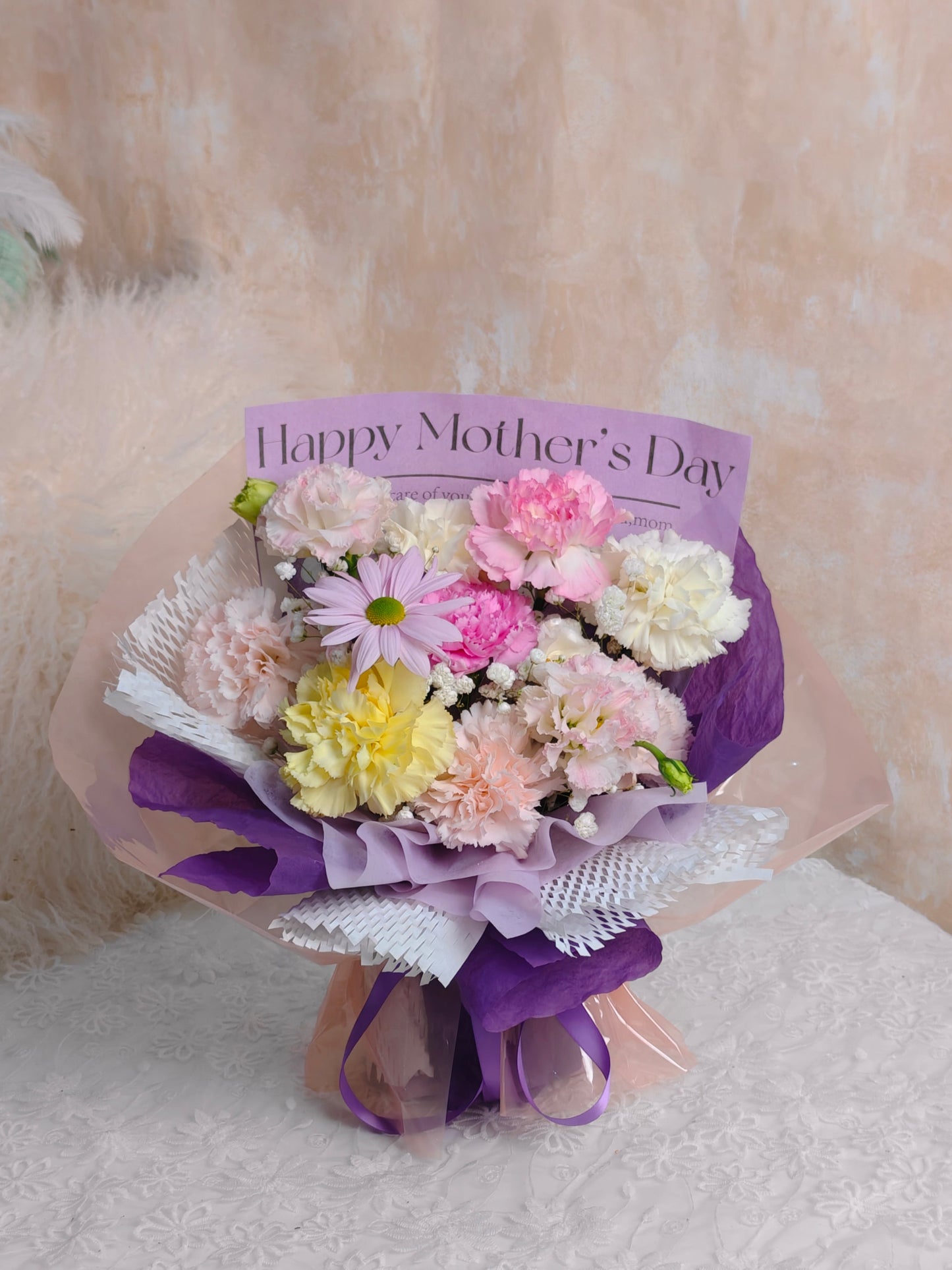 Mix Colour Carnation Bouquet
