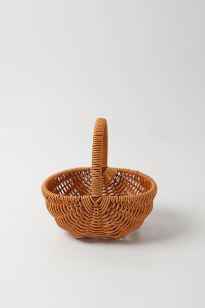 Handmade Woven Rattan Flower Basket｜V003