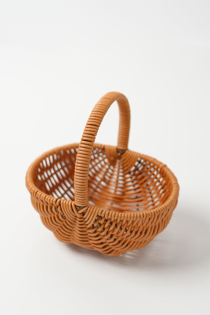 Handmade Woven Rattan Flower Basket｜V003