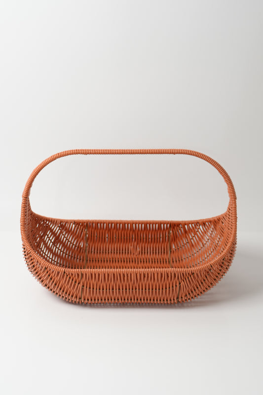 Handmade Woven Rattan Flower& Fruit Basket｜V005
