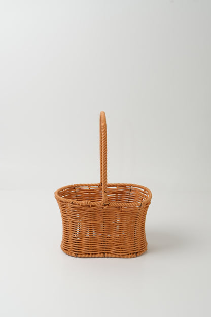 Handmade Woven Rattan Flower Basket｜V013