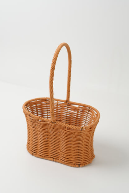 Handmade Woven Rattan Flower Basket｜V013