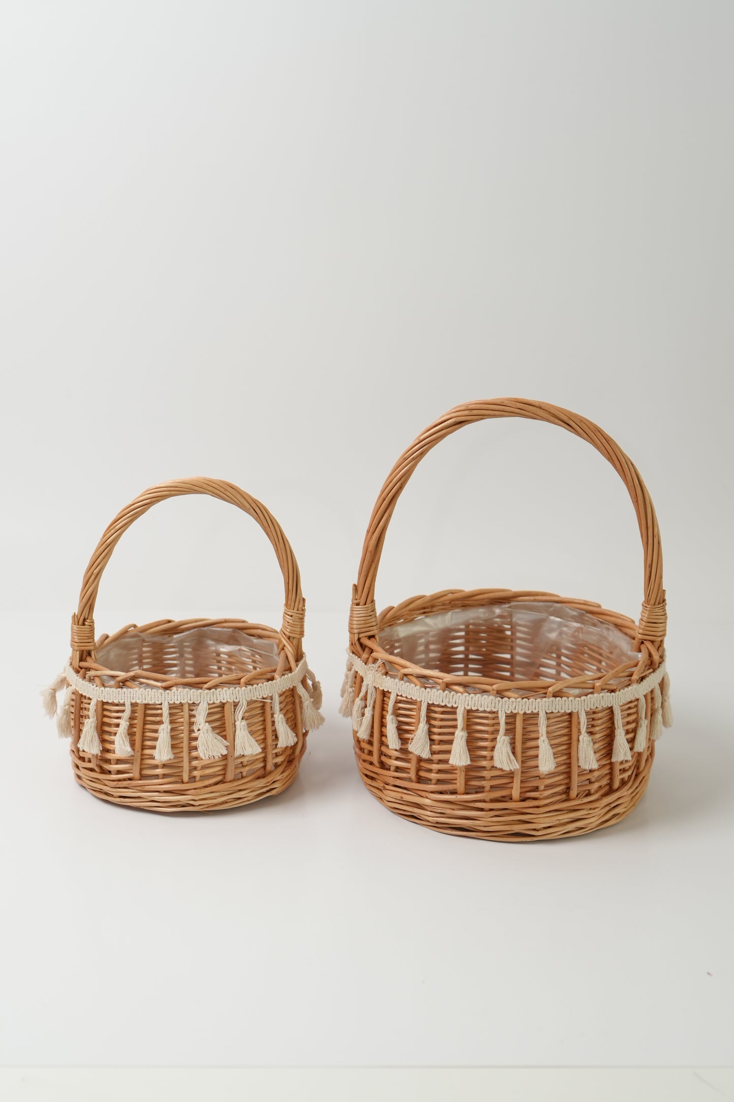 Handmade Woven Rattan Flower Basket｜V006