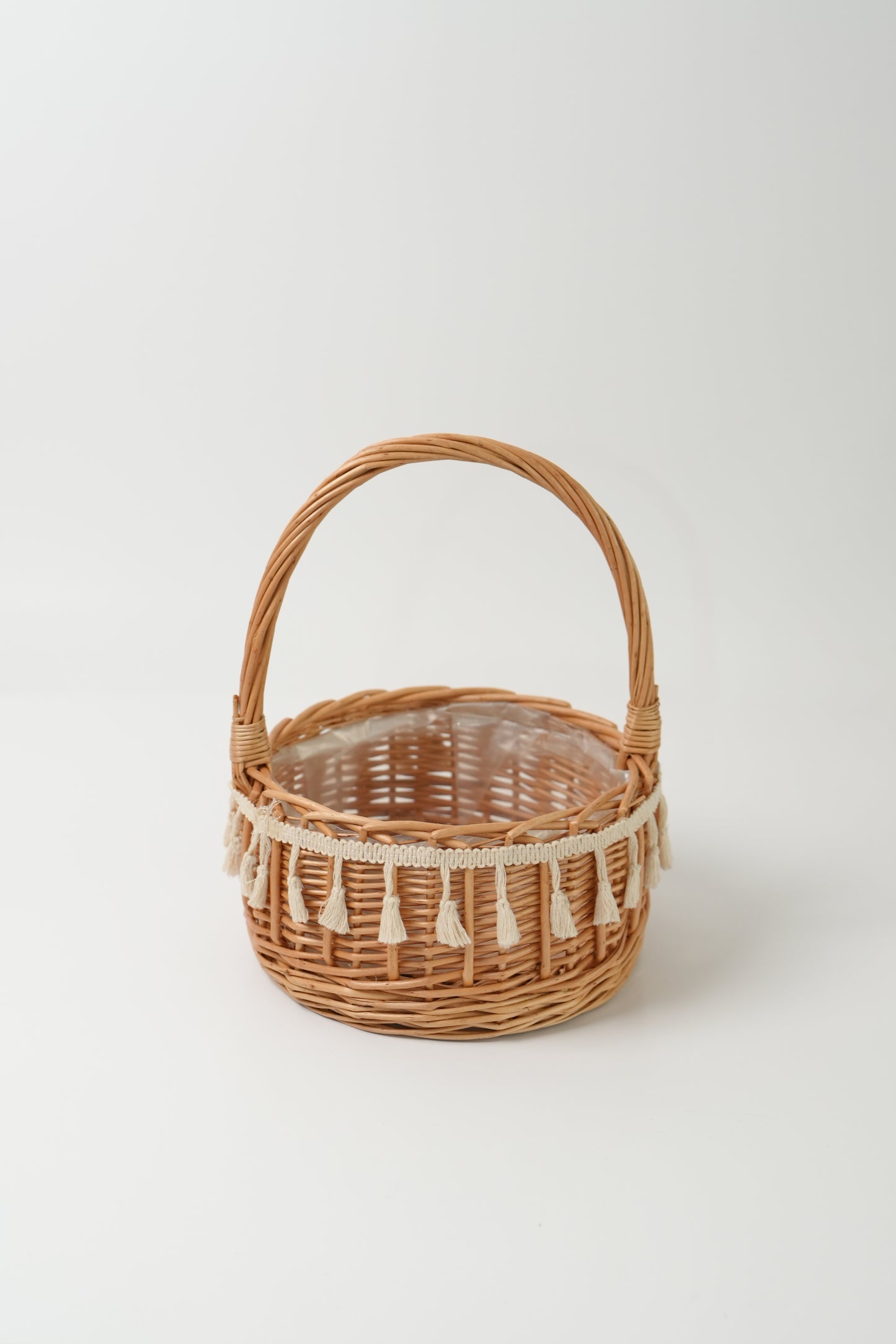 Handmade Woven Rattan Flower Basket｜V006