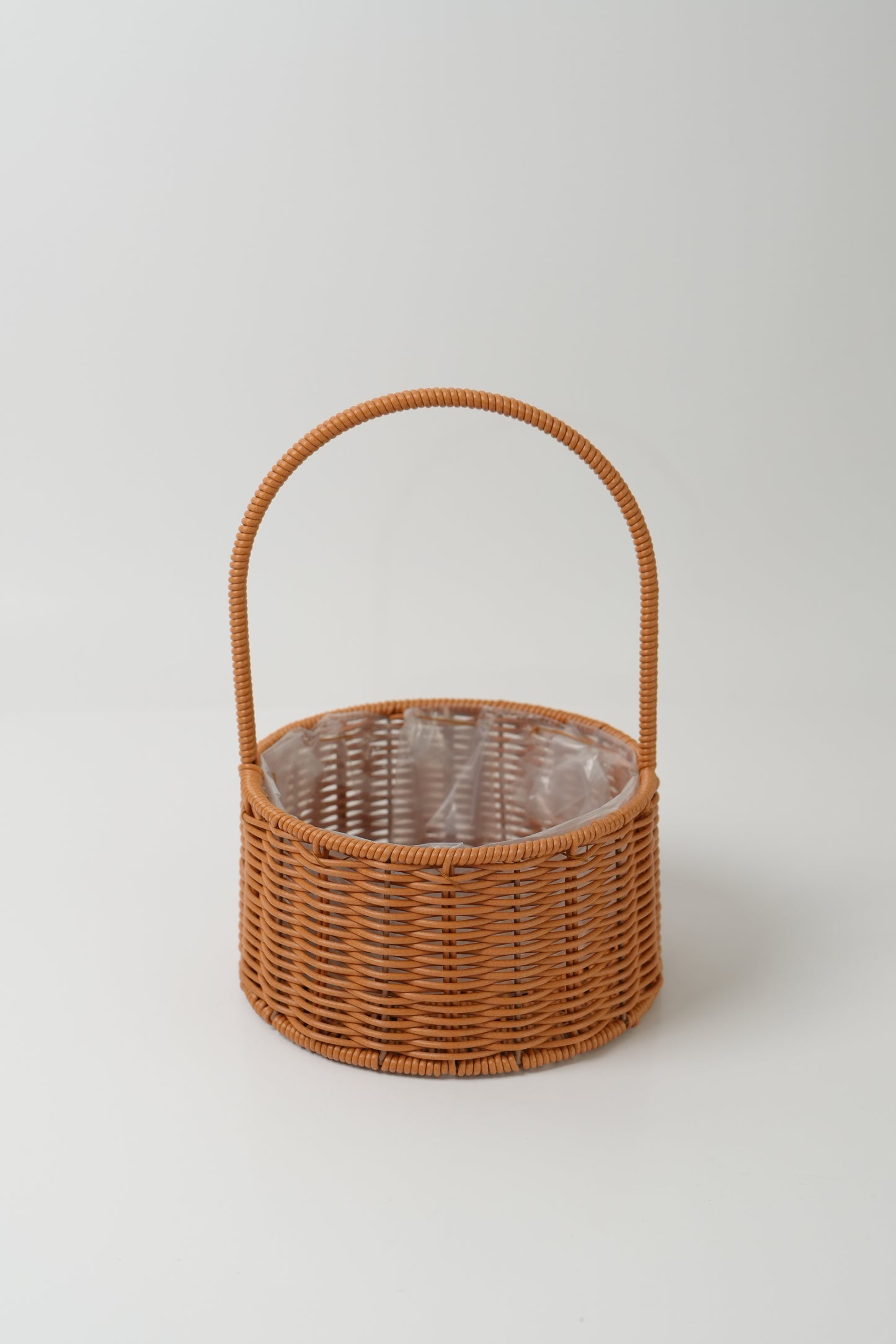 Handmade Woven Rattan Flower Basket｜V012