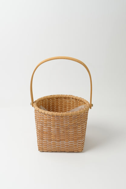 Handmade Woven Rattan Flower Basket｜V008