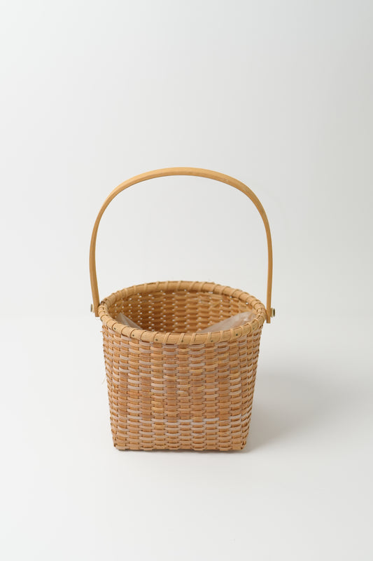 Handmade Woven Rattan Flower Basket｜V008