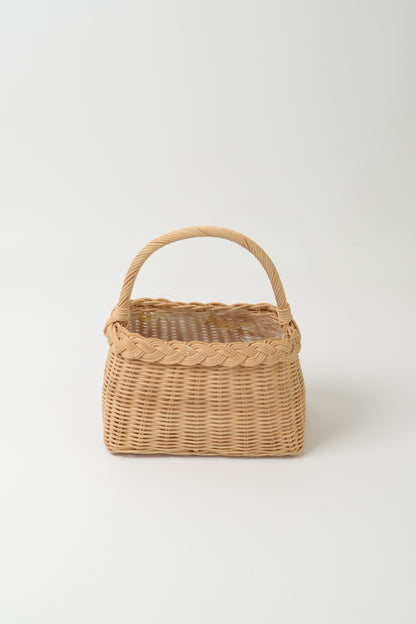 Handmade Woven Rattan Flower Basket｜V010