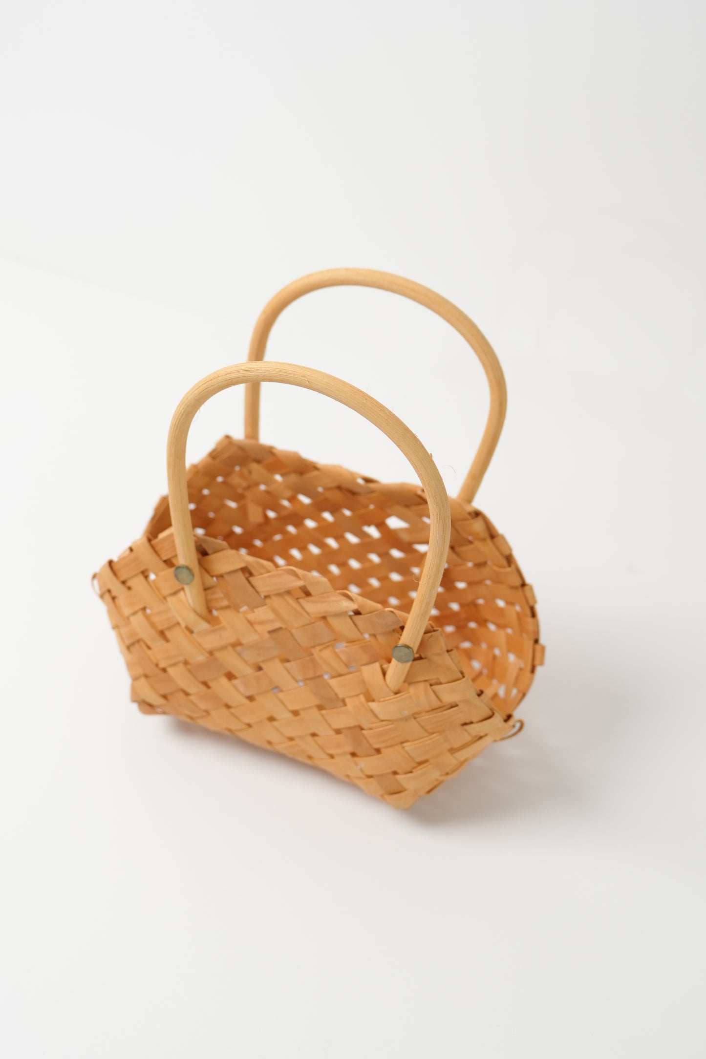 Handmade Woven Rattan Flower Basket｜V009