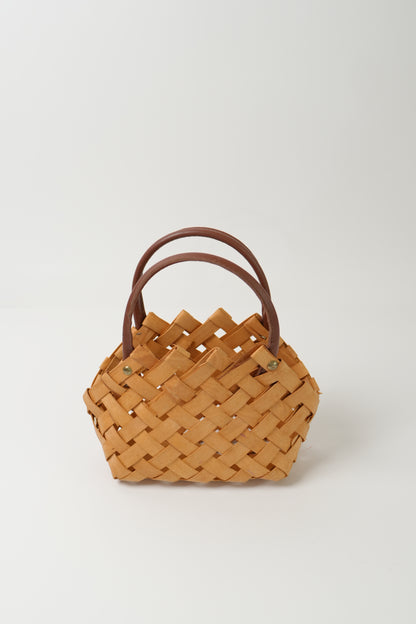 Handmade Woven Rattan Flower Basket｜V009