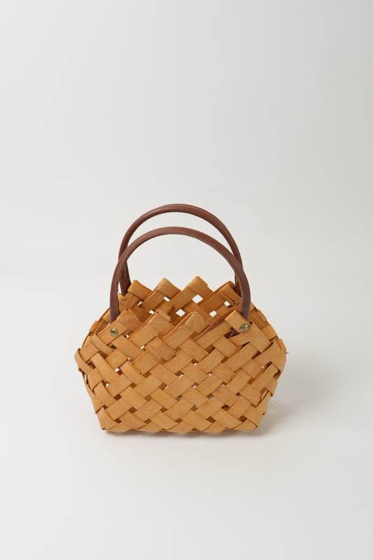 Handmade Woven Rattan Flower Basket｜V009