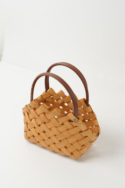 Handmade Woven Rattan Flower Basket｜V009