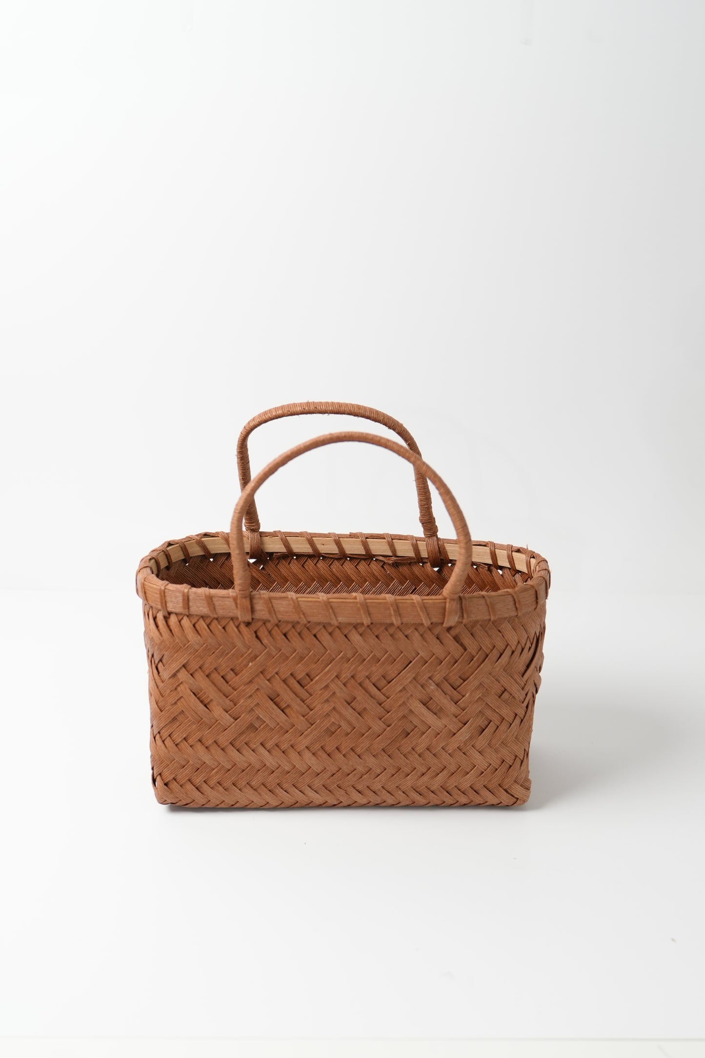 Handmade Woven Rattan Flower Basket｜V018