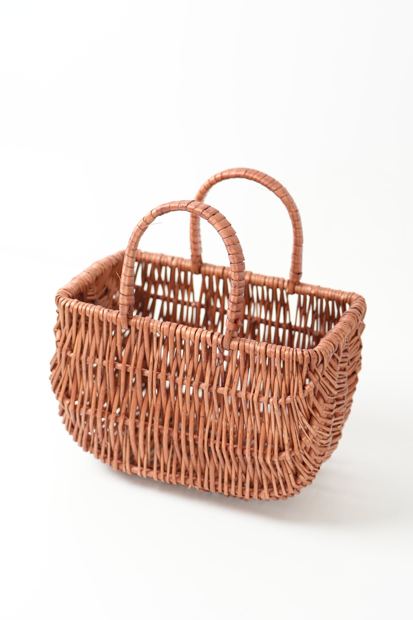 Handmade Woven Rattan Flower Basket｜V020