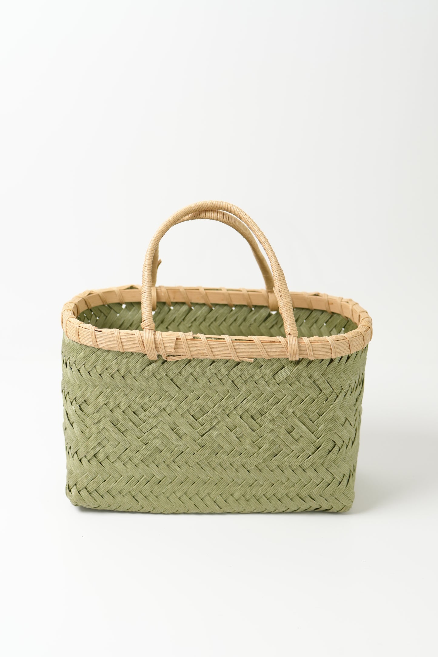 Handmade Woven Rattan Flower Basket｜V021