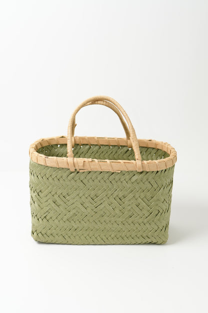 Handmade Woven Rattan Flower Basket｜V021
