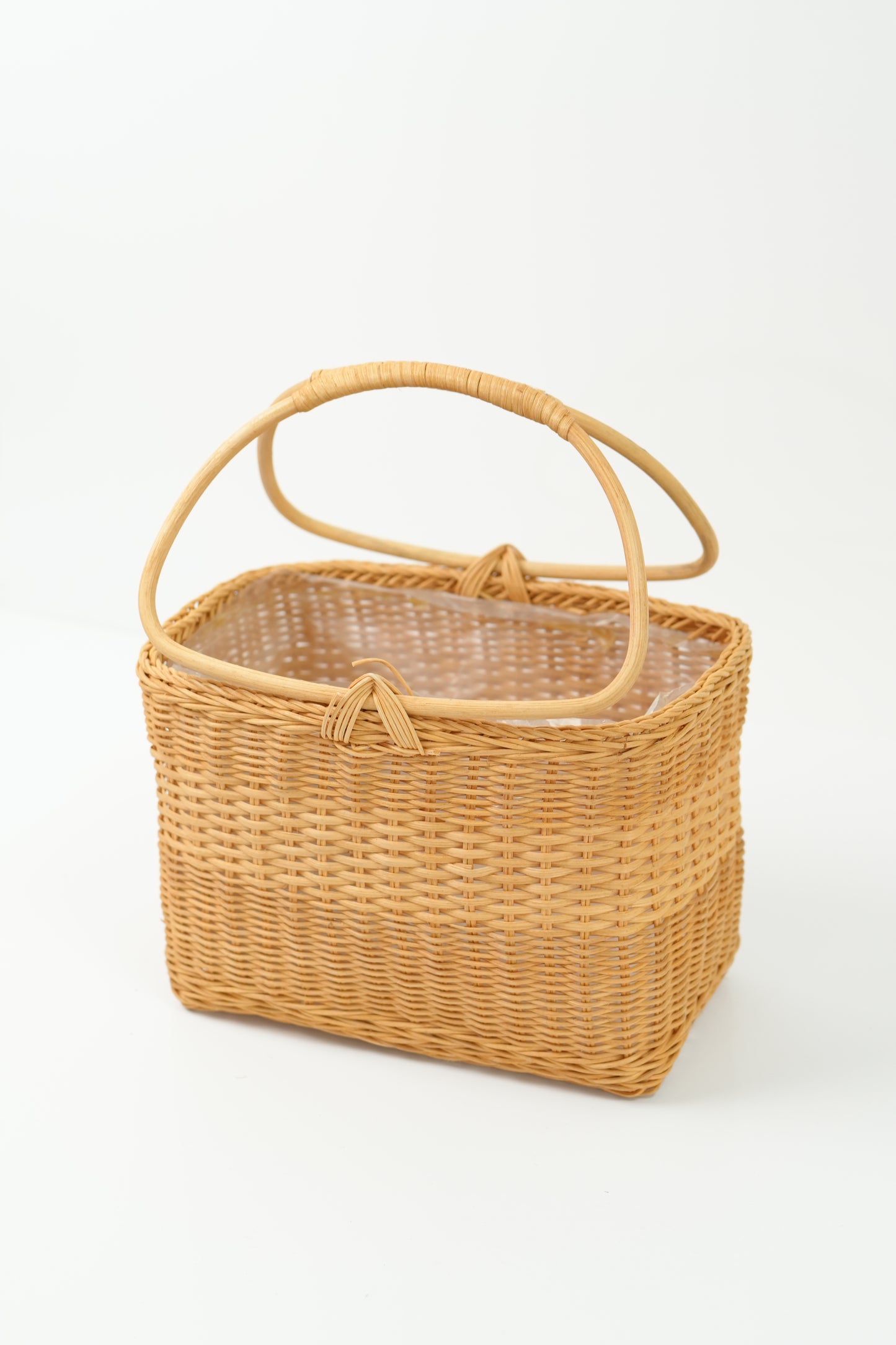Handmade Woven Rattan Flower Basket｜V023