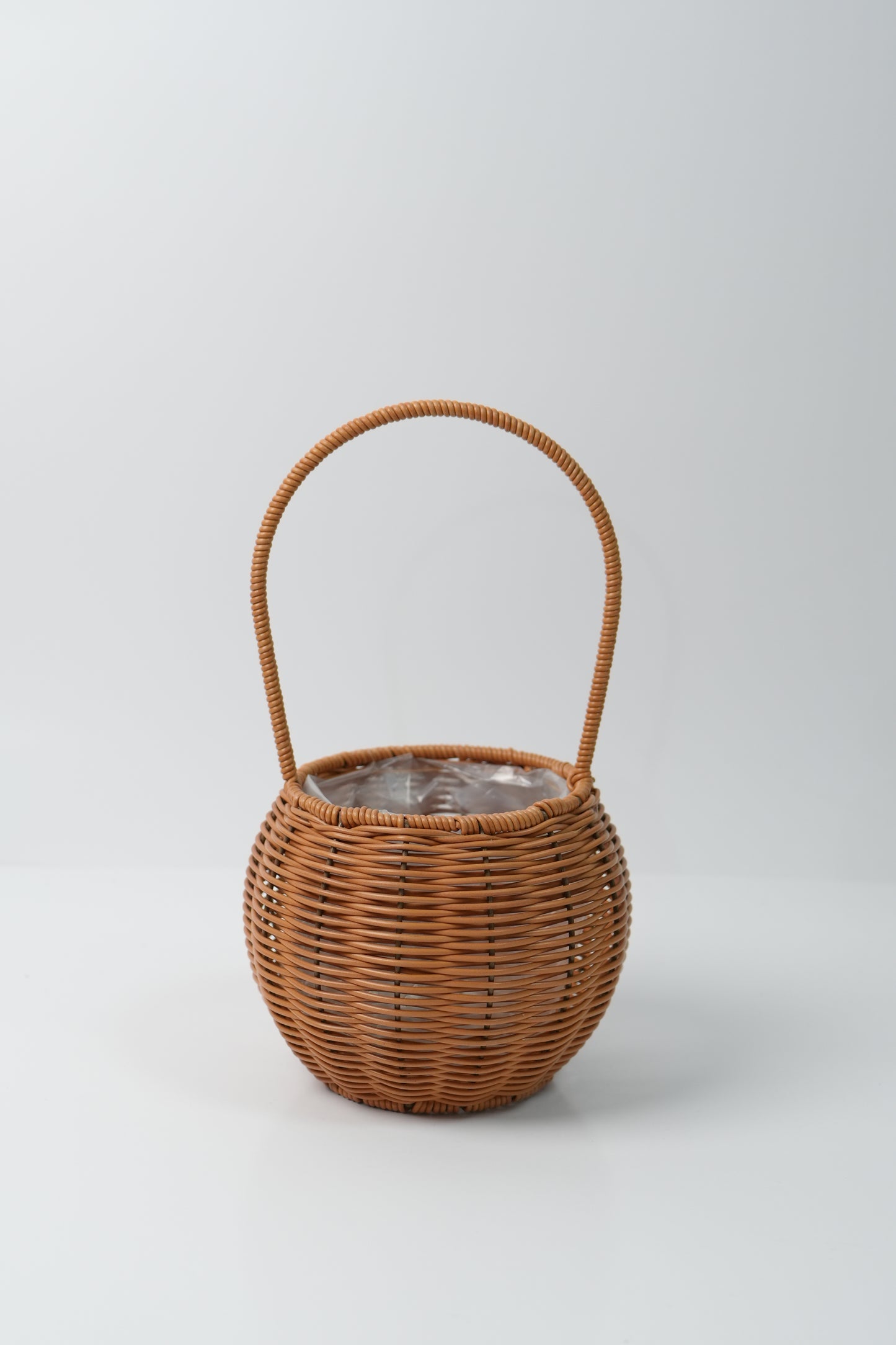 Handmade Woven Rattan Flower Basket｜V026