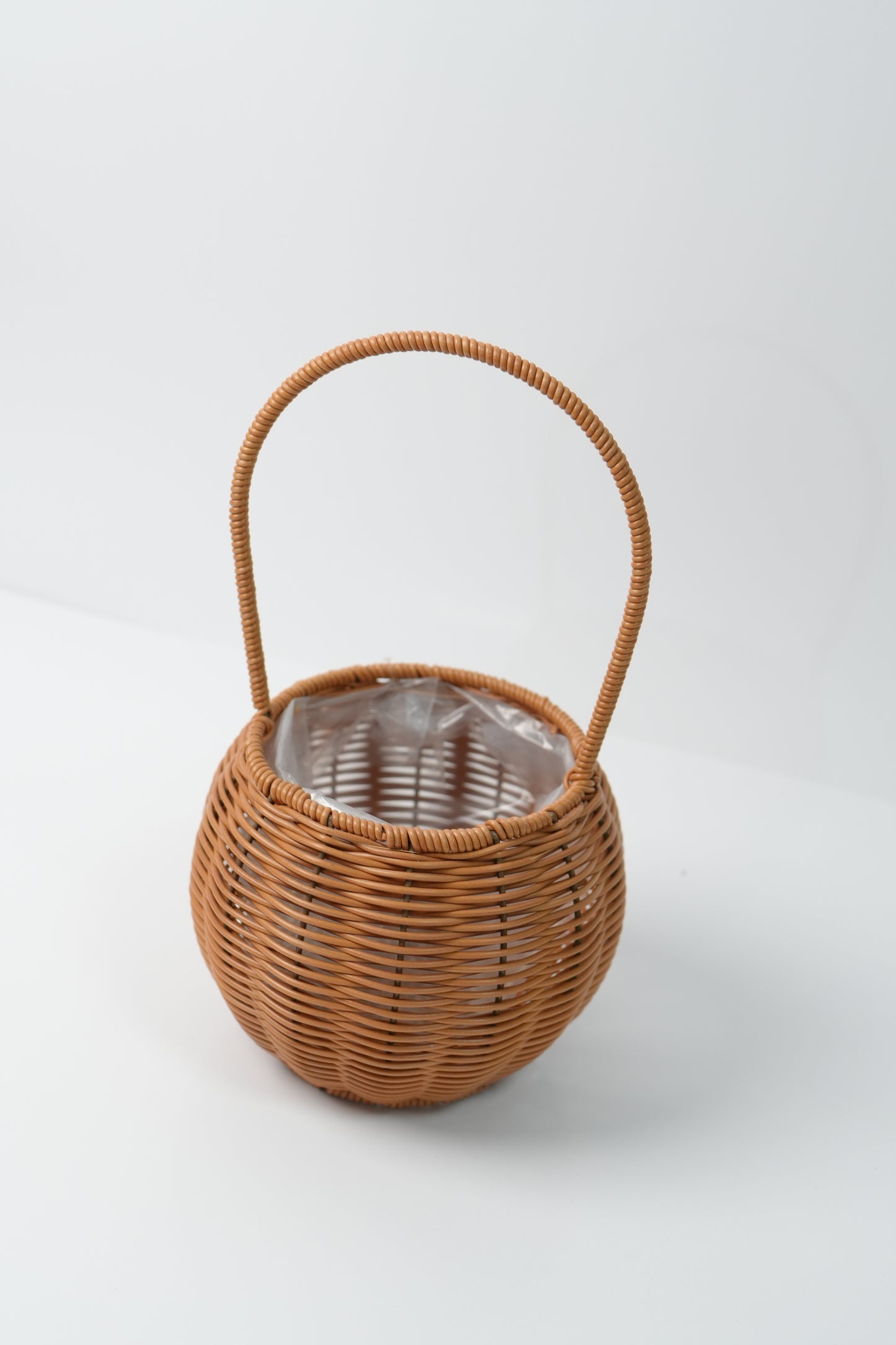 Handmade Woven Rattan Flower Basket｜V026