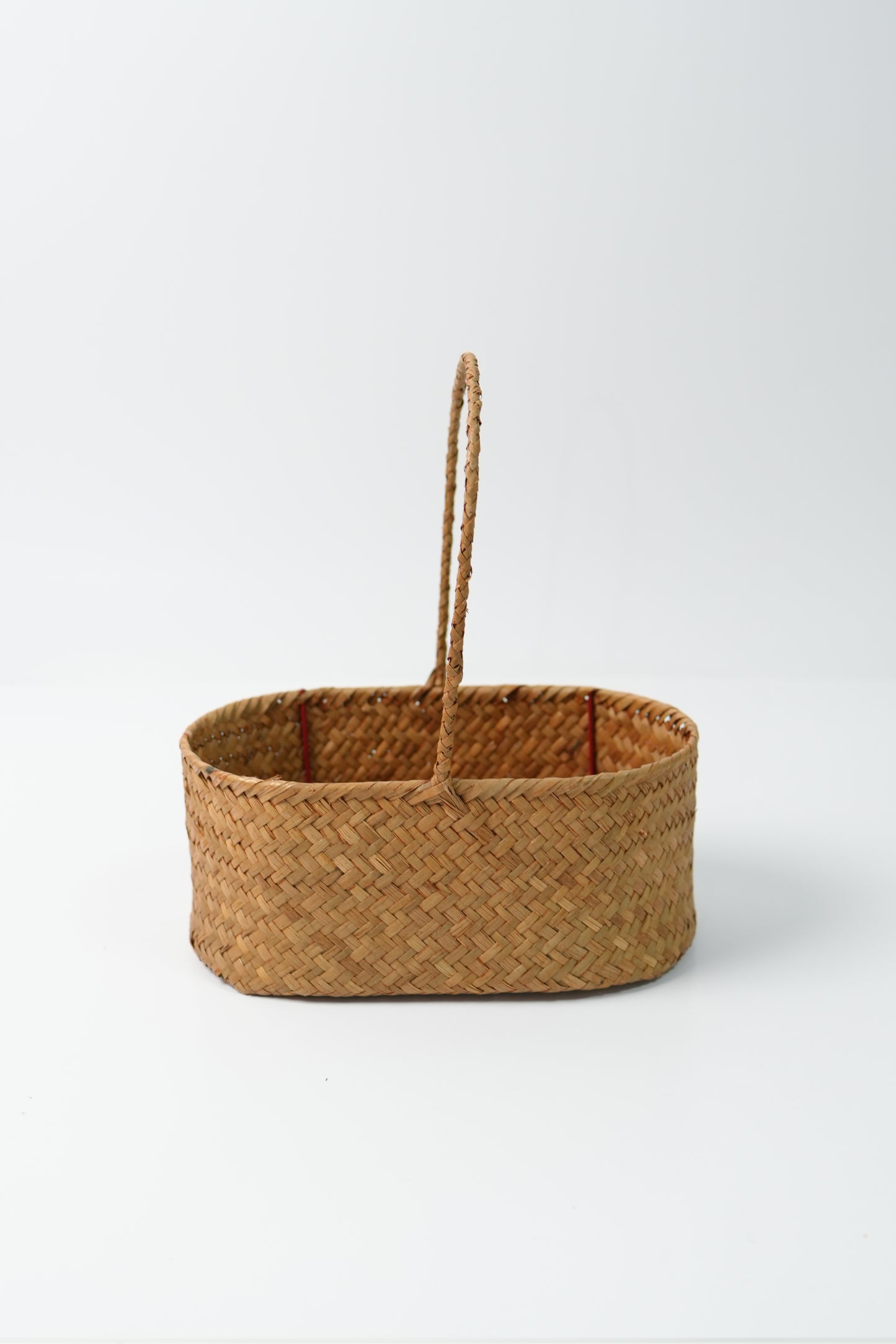 Handmade Woven Rattan Flower Basket｜V027