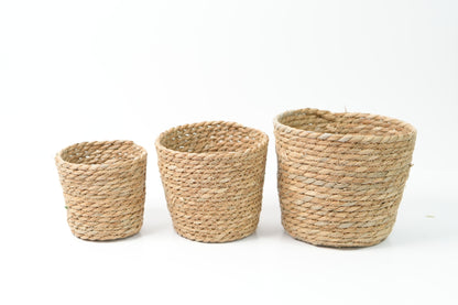 Handmade Woven Rattan Flower Basket｜V016