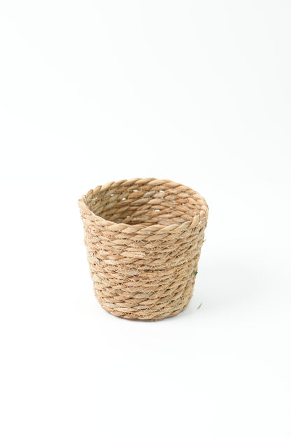 Handmade Woven Rattan Flower Basket｜V016