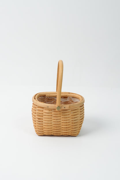 Handmade Woven Rattan Flower Basket｜V030
